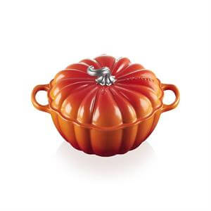 Le Creuset Signature Volcanic Cast Iron Pumpkin Casserole 24cm